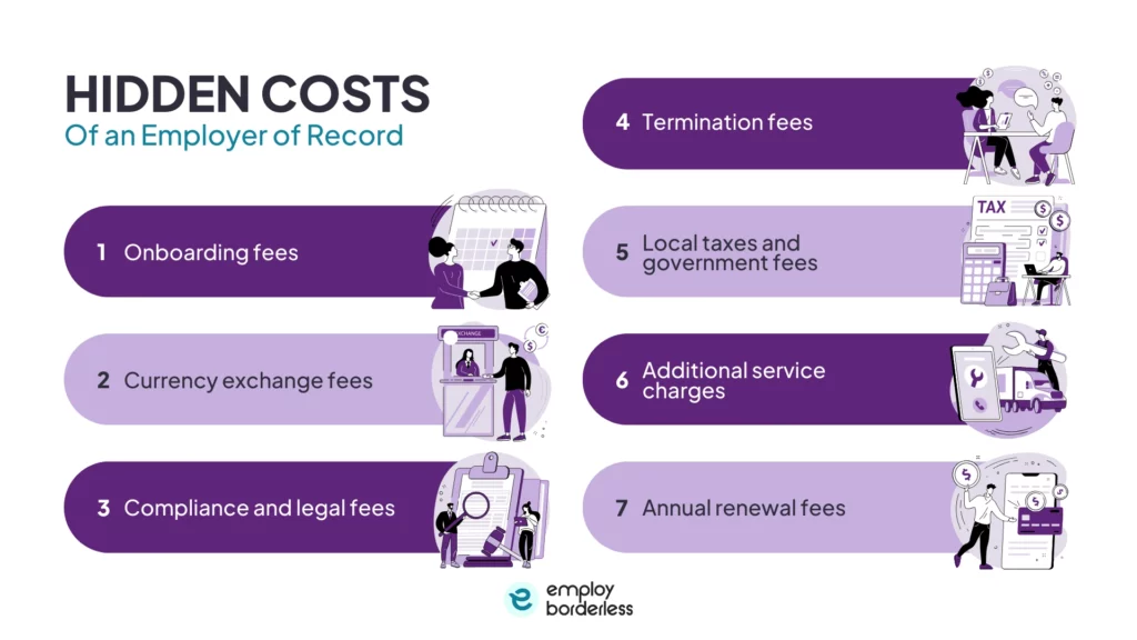 hidden costs of employer of record services
