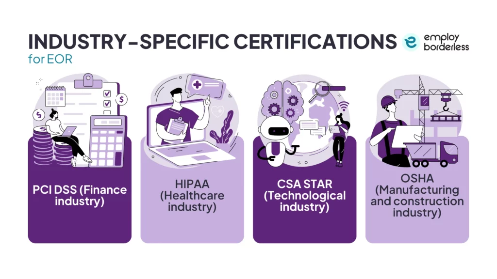 Industry specific EOR certifications